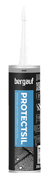 затирка-герметик bergauf protectsil, серый, 280 мл (25)