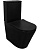 унитаз-компакт black queen универсальный выпуск сиденье дюропласт с микролифтом цвет черный