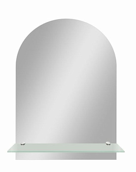 зеркало арка 39х59см с полкой