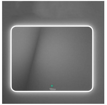 зеркало с подветкой onyx light 800х600 с функцией антизапотевания