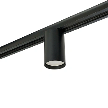 al133 светильник трековый под лампу gu10, черный