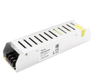 блок питания (слим-металл) 12в, 100 вт, ip20, 8,3 а, 185*40*32 мм, 03-49