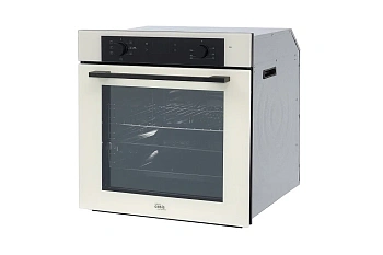 дух. шкаф элект. oasis d-sbi стекло бежевый 7-мь прогр,сенсор+мех управ,дверц с 2-м стеклом