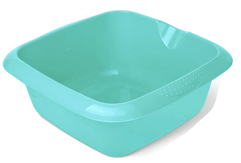 таз пластик, 6.8 л, квадратный, дельверо, в ассортименте, martika, с661