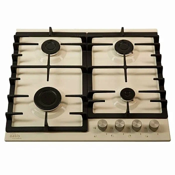 вароч. панель газ. oasis p-mrrp эмаль, беж./бронза, чугун. реш., авторозжиг, газконтр.