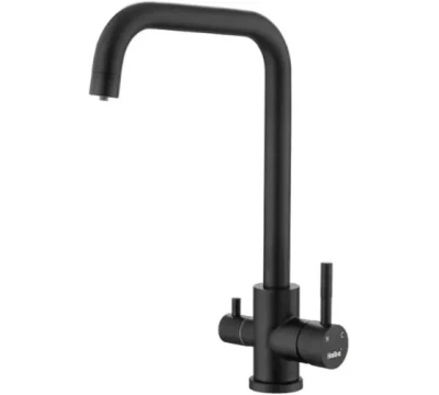 смеситель для кухни hb43829-7 однорычажный с каналом питьевой воды цвет черный
