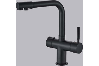 смеситель для кухни hb70088-7 однорычажный с каналом для питьевой воды цвет черный