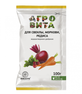 агровита для свеклы, моркови, редиса 100г - 50шт./уп