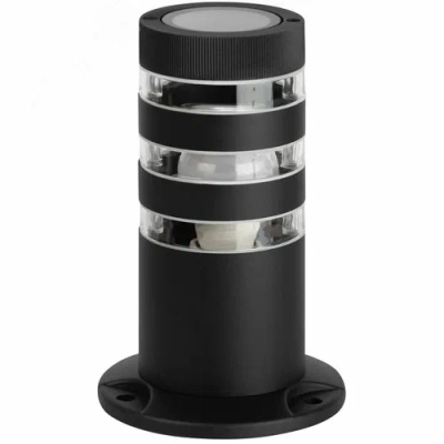 садово-парковый светильник напольный эра адрия e27 max 30вт ip54 210х132x90мм gbf-102-bl-0200