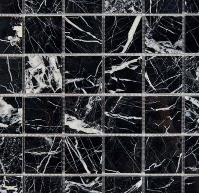 мозаика из мрамора pix252, чип 48x48 мм, сетка 305х305x6 мм (pixel)