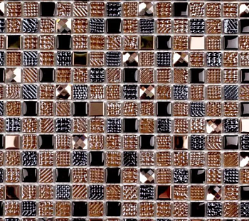 мозаика crystal brown 30*30 (gilia)