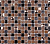 мозаика crystal brown 30*30 (gilia)