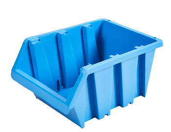лоток для метизов пластик accurate 225x155x120 мм синий