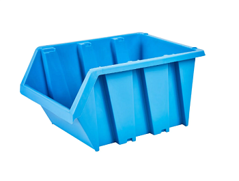 лоток для метизов accurate пластик 280x185x150 мм синий