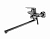 смеситель для ванны hb22816-3 однорычажный длинный излив с лейкой и шлангом цвет оружейная сталь