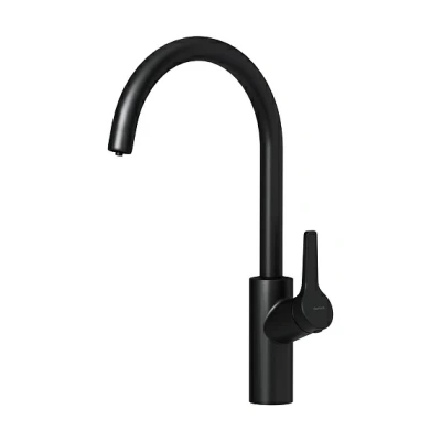 смеситель для кухни eclipce 310721300 однорычажный с каналом для питьевой воды цвет черный