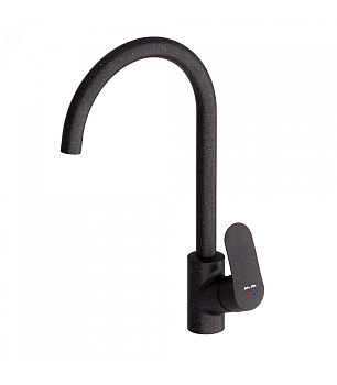 смеситель для кухни like f8007122 однорычажный цвет черный