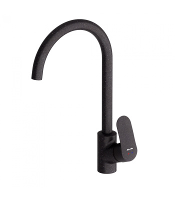 смеситель для кухни like f8007122 однорычажный цвет черный
