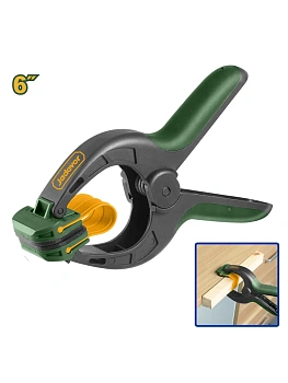 зажим ручной 6" 150мм усиленный jadever