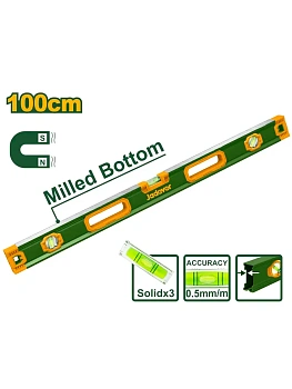 уровень 100см магнитный 3 глазка jadever