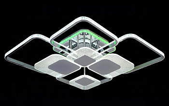 светильник потолочный мс-dk5886b/8 wh (rgb) led 139w+6w 3000k+4000k+6500 [01100183]