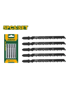 полотно д/лобзика по дереву чистый рез 5 шт 74мм 6tpi jadever