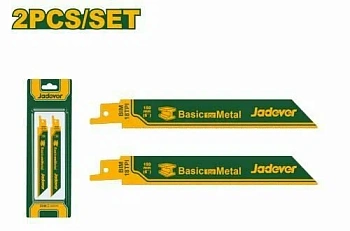 полотна д/сабельной пилы по металлу 150мм 2 шт jadever
