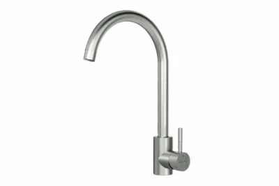 смеситель для кухни x-joy s f85b07711 с с-изливом с каналом для питьевой воды, сатин