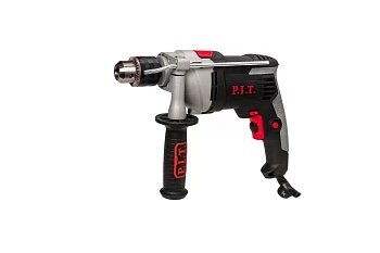 дрель сетевая ударная p.i.t. psb13-c8, 900вт