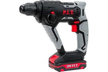 перфоратор аккумуляторный sds-plus p.i.t. pbh20h-18a/1, 20в, li-ion 2ач, 1,4дж