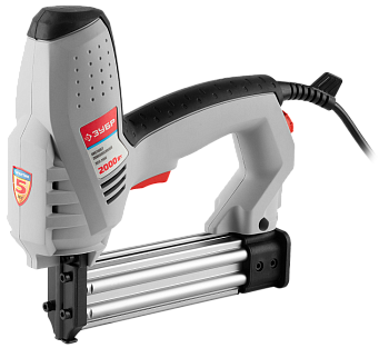 пистолет скобозабивной сетевой зубр зсп-2000, 2000вт, 15-25мм скоба, 15-30мм гвозди