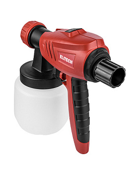 краскопульт сетевой elitech кэ 0826п, 800вт, 0.9 л/мин