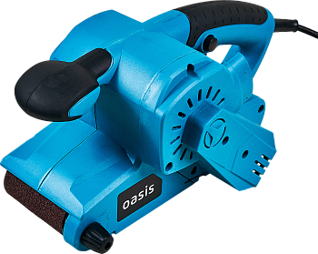 ленточная шлифовальная машина сетевая oasis gl-80, 800вт