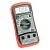 мультиметр цифровой, 1999 отсчетов, батарея крона, ручная регулировка, черный/красный mtm mas830l