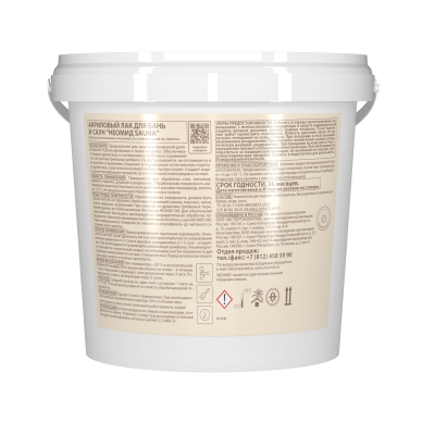 лак акриловый для бань и саун "неомид sauna" (1л)