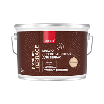 масло деревозащитное для террас "неомид" (2л)