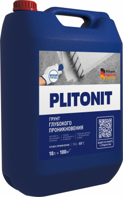 грунтовка глубокого проникновения plitonit 10л