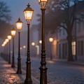 уличные фонарные столбы