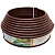 бордюрная лента садовая 10см*10м "канта" коричневая/10