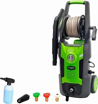 мойка высокого давления greenworks gpwg4ii, 130 бар,420 л/ч