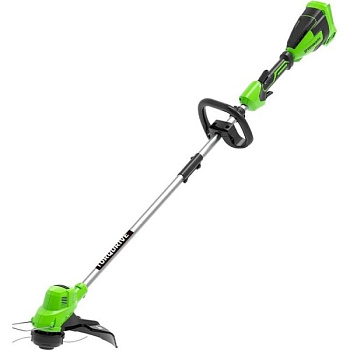 триммер аккумуляторный greenworks gd40lt, 40в <br/>li-lon 1х4ач