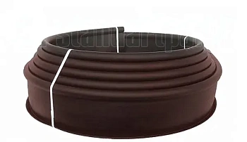 бордюр kanta pro б-1000.15.03-пп пластиковый коричневый 82544-к