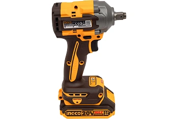 аккумуляторный ударный гайковерт и шуруповерт 1/2" 230hm, б/щ li-ion 20в ingco ciwli20236