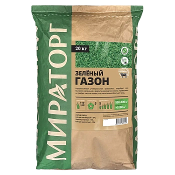 газон классический 20кг, мешок, ооо "орелагро-продукт", россия