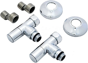 комплект вентилей для п/с 3/4"-1/2" (кр) белый