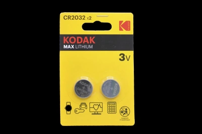 батарейки kodak cr2032-2bl max lithium (60/240/43200)