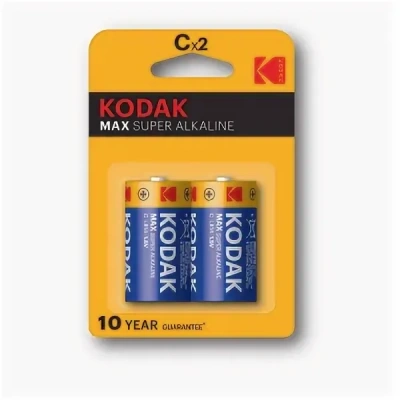 батарейки kodak lr14-2bl max super alkaline [kc-2] (20/200/6000)