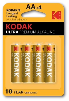 батарейки kodak lr6-4bl ultra premium alkaline [ kaa-4 ud] (80/400/17600)