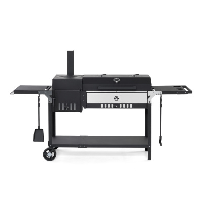 гриль-мангал gratar inclusive inc79p с печкой сталь 68.5x209x123 см