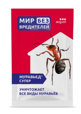 инсектицид август муравьед супер от садовых и домовых муравьев 120г